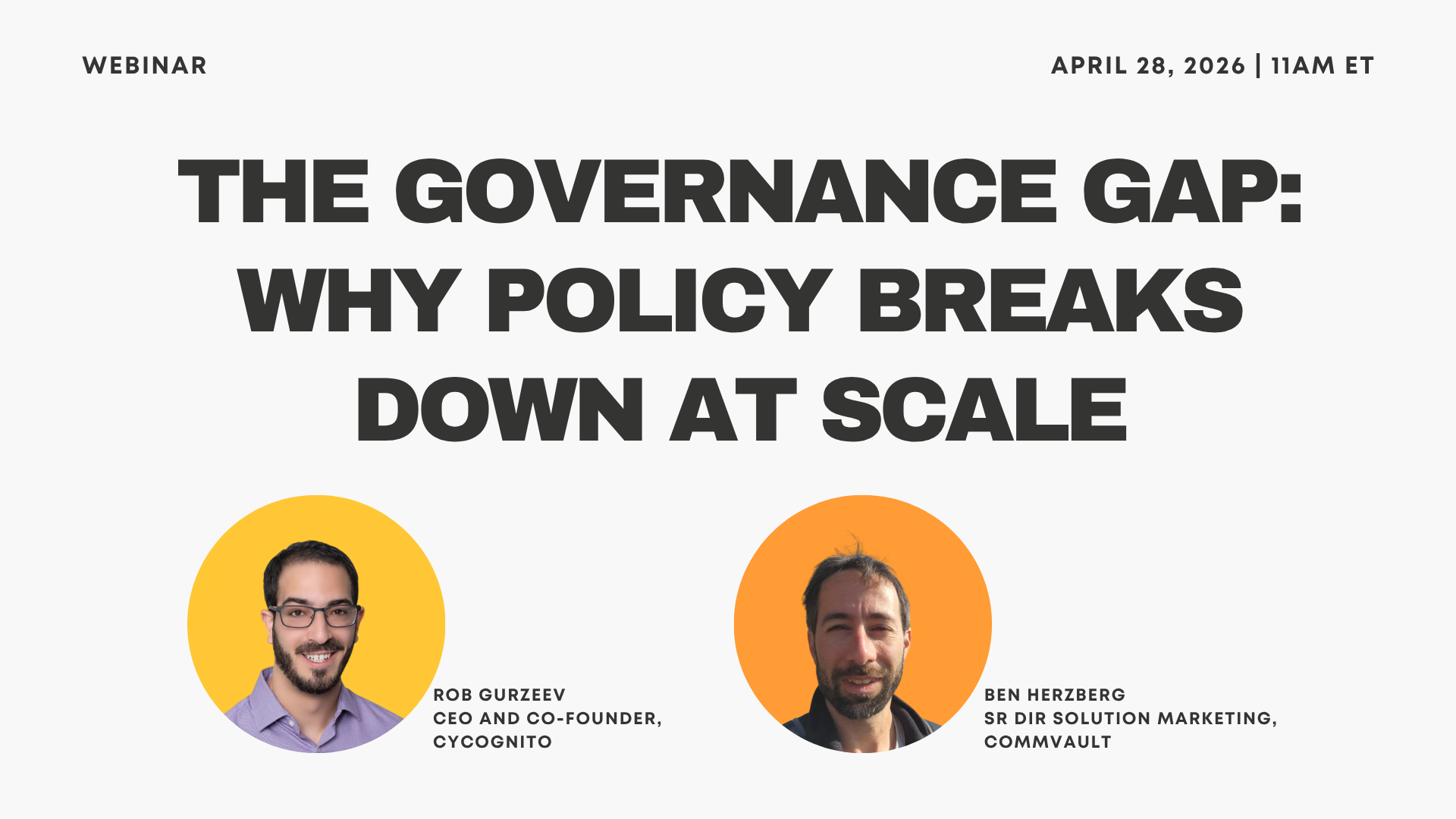 CyCognito Webinar: Why Data Governance Fails When Systems Don’t Align