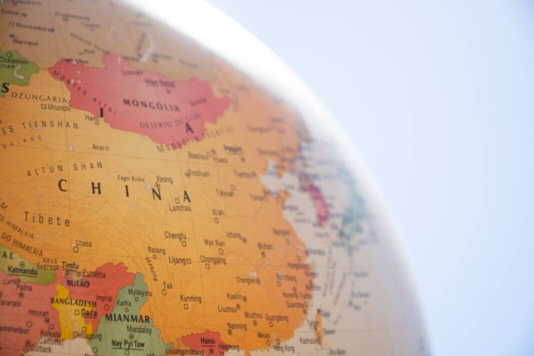 east asia map